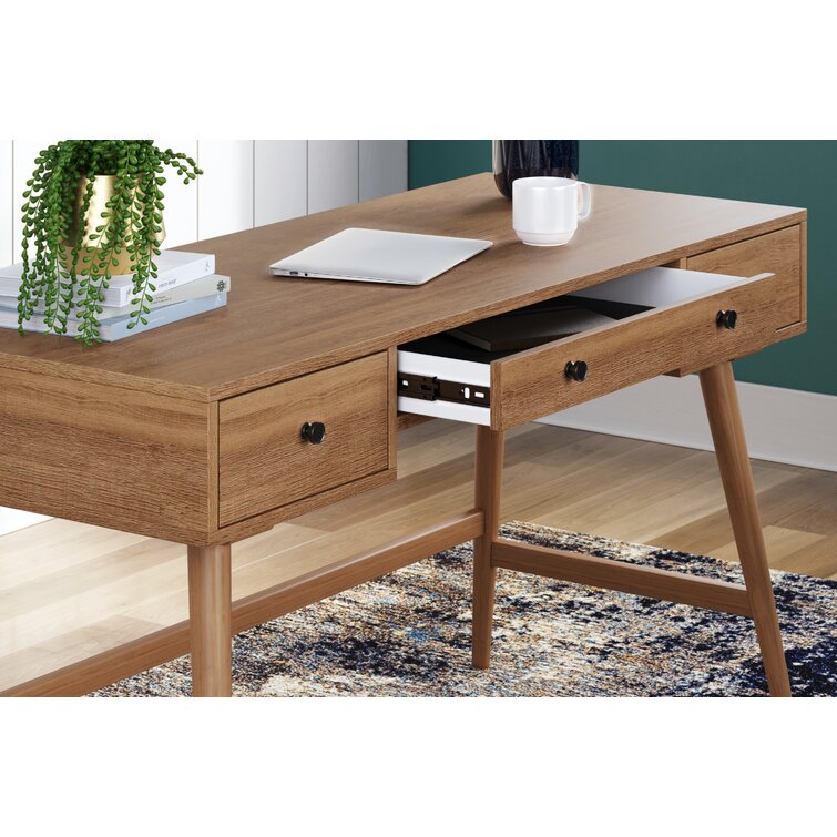 Wayfair writing online desk with drawers